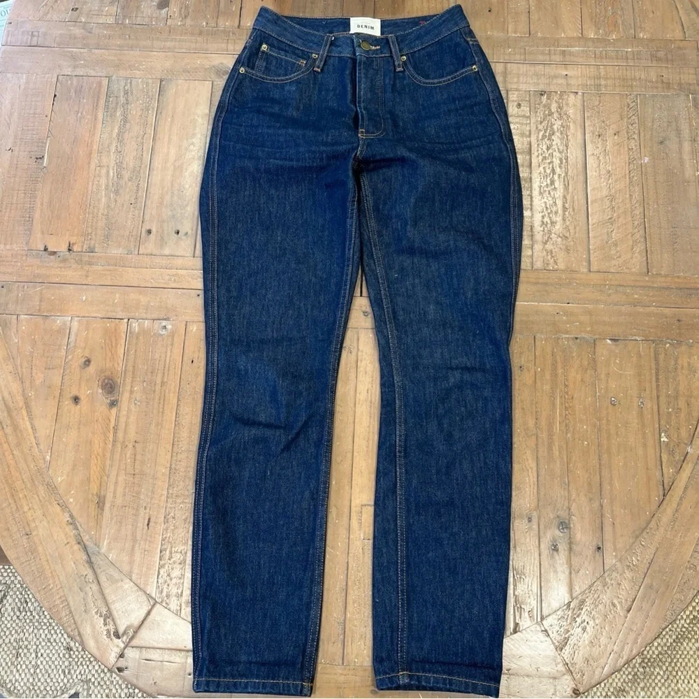 Sezane Brut Sexy Straight Leg Denim Jeans Women’s 27 Dark Wash Slim Fit